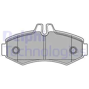 Brake Pad Set, disc brake (LP1425)
