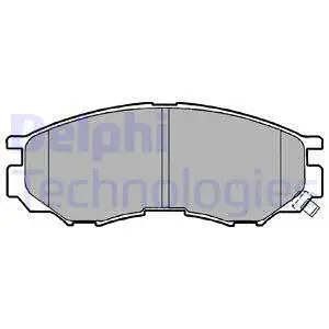 Brake Pad Set, disc brake (LP1010)