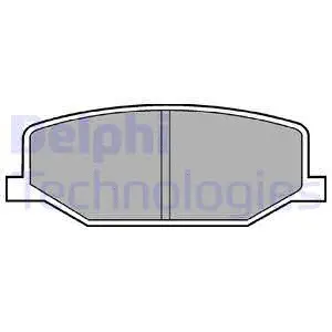Brake Pad Set, disc brake (LP527)
