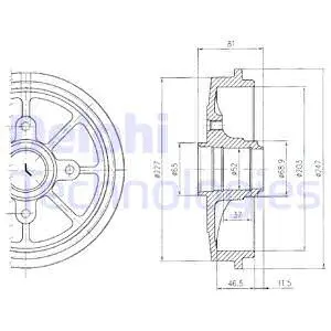 Brake Drum (BF393)