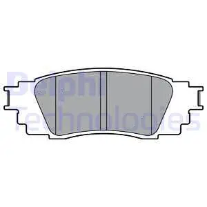 Brake Pad Set, disc brake (LP3379)