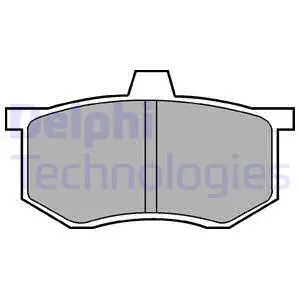 Brake Pad Set, disc brake (LP494)