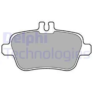 Brake Pad Set, disc brake (LP2289)