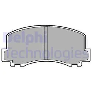 Brake Pad Set, disc brake (LP452)