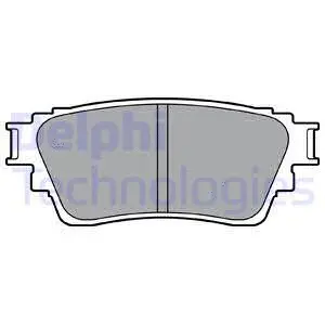Brake Pad Set, disc brake (LP3408)