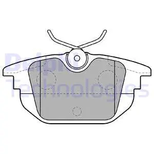 Brake Pad Set, disc brake (LP1472)