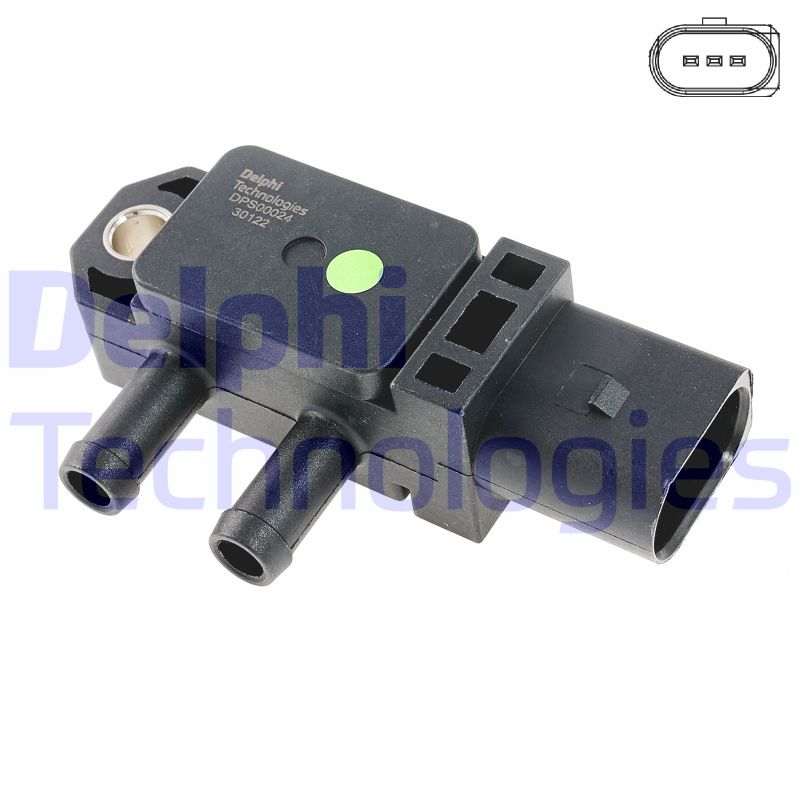 Sensor, exhaust pressure (DPS00024-12B1)