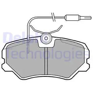 Brake Pad Set, disc brake (LP1606)