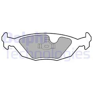 Brake Pad Set, disc brake (LP573)