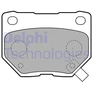 Brake Pad Set, disc brake (LP1780)