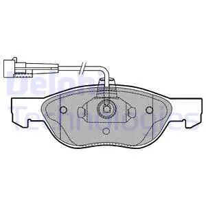 Brake Pad Set, disc brake (LP1413)