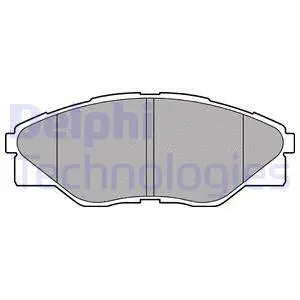 Brake Pad Set, disc brake (LP2496)