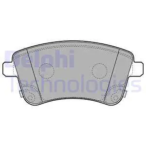 Brake Pad Set, disc brake (LP2203)