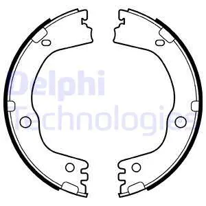 Brake Shoe Set, parking brake (LS2081)