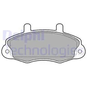 Brake Pad Set, disc brake (LP766)