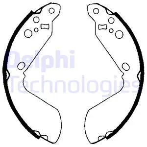 Brake Shoe Set (LS1651)