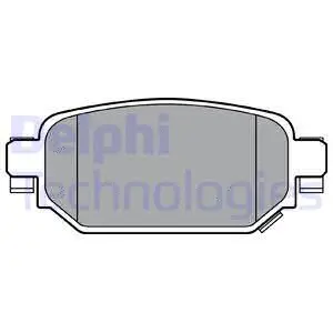 Brake Pad Set, disc brake (LP3393)