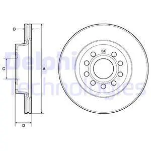 Brake Disc (BG3832)