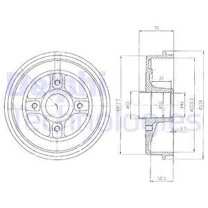 Brake Drum (BF281)