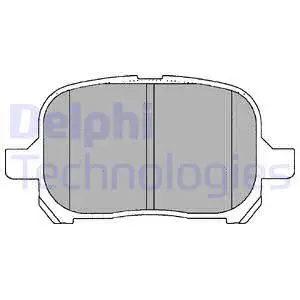 Brake Pad Set, disc brake (LP1144)