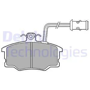 Brake Pad Set, disc brake (LP674)