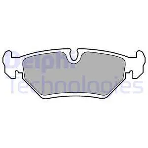 Brake Pad Set, disc brake (LP669)