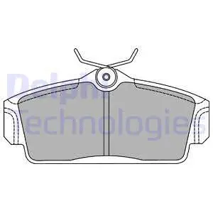 Brake Pad Set, disc brake (LP1435)