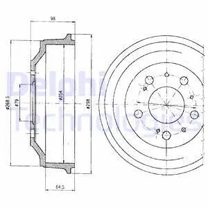 Brake Drum (BF327)