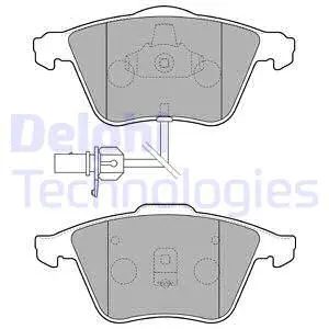 Brake Pad Set, disc brake (LP1825)