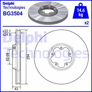 Brake Disc (BG3504)