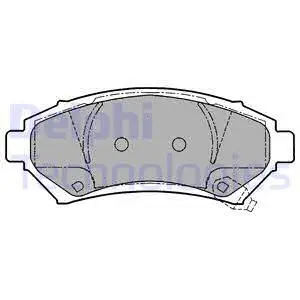 Brake Pad Set, disc brake (LP1110)