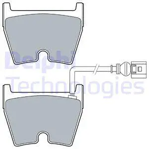 Brake Pad Set, disc brake (LP3266)