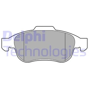 Brake Pad Set, disc brake (LP3588)