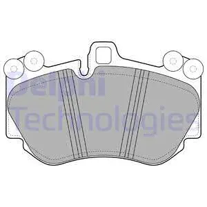 Brake Pad Set, disc brake (LP2116)