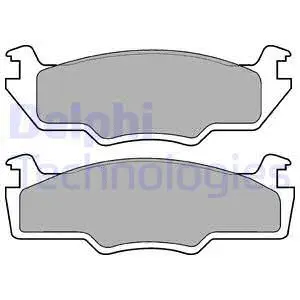 Brake Pad Set, disc brake (LP224)