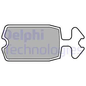 Brake Pad Set, disc brake (LP100)