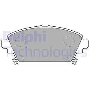 Brake Pad Set, disc brake (LP1503)