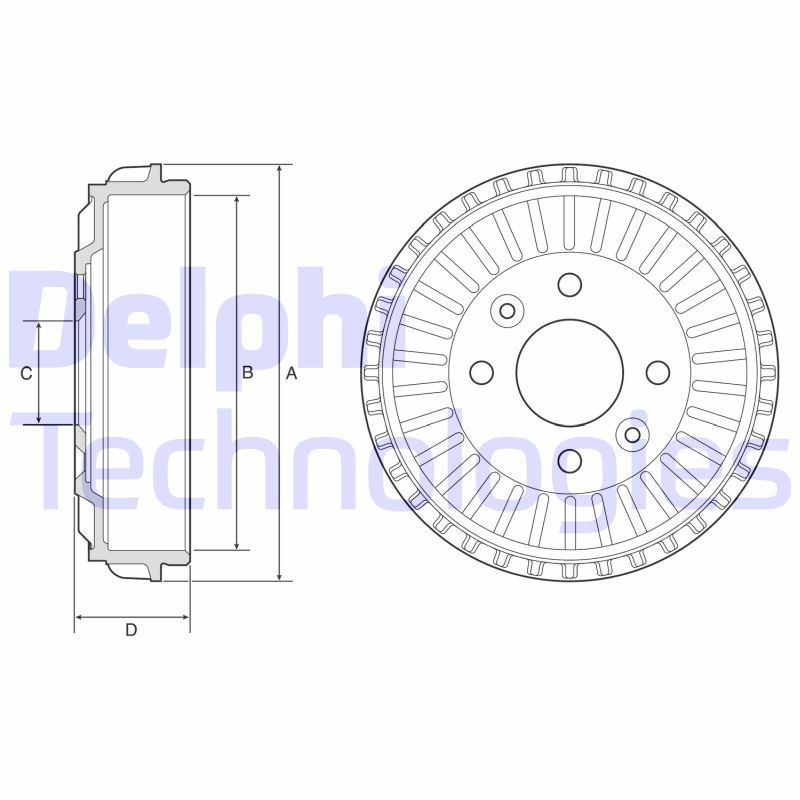 Brake Drum (BF594)