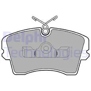 Brake Pad Set, disc brake (LP352)