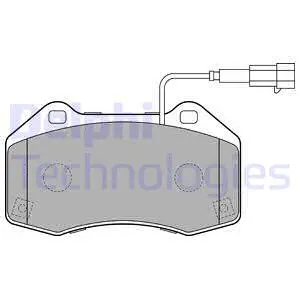 Brake Pad Set, disc brake (LP2280)