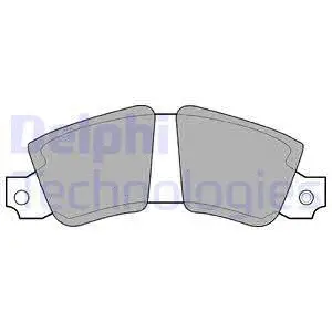 Brake Pad Set, disc brake (LP149)