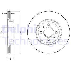 Brake Disc (BG4743C)