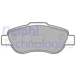 Brake Pad Set, disc brake (LP1929)