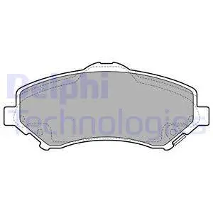 Brake Pad Set, disc brake (LP2143)