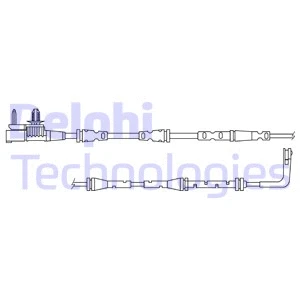 Warning Contact, brake pad wear (LZ0318)
