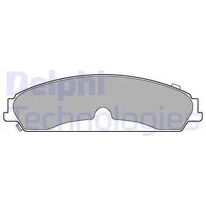 Brake Pad Set, disc brake (LP3216)