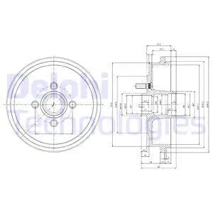 Brake Drum (BF147)