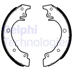 Brake Shoe Set (LS1342)