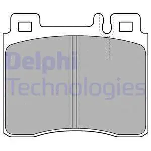 Brake Pad Set, disc brake (LP1538)