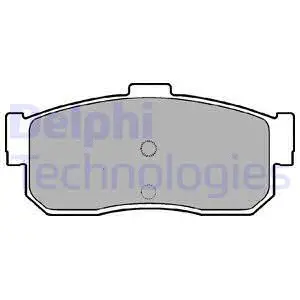 Brake Pad Set, disc brake (LP975)